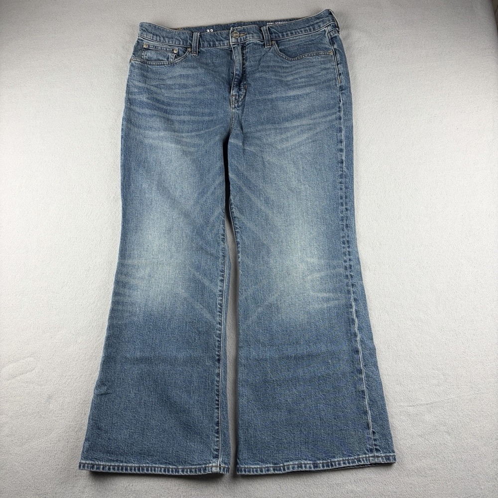 J.Crew High Rise Cropped Kickout Jeans Blue Size 32 Actual (36x26.5)